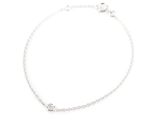 Dior Silver 18Bracciale Mimioui con diamante K. Argento Metallo  ref.208166