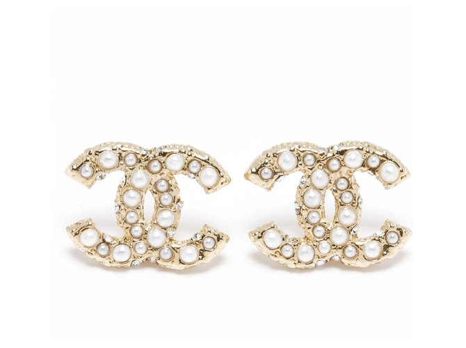 Chanel GOLDEN CC DIAMONDS AND PEARLS Metal  ref.208197