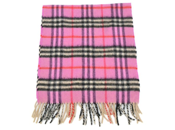 Burberry scarf Pink Silk  ref.208202