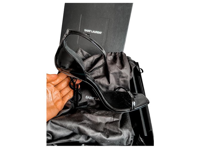 Yves Saint Laurent Ysl opyum Black Patent leather  ref.208318
