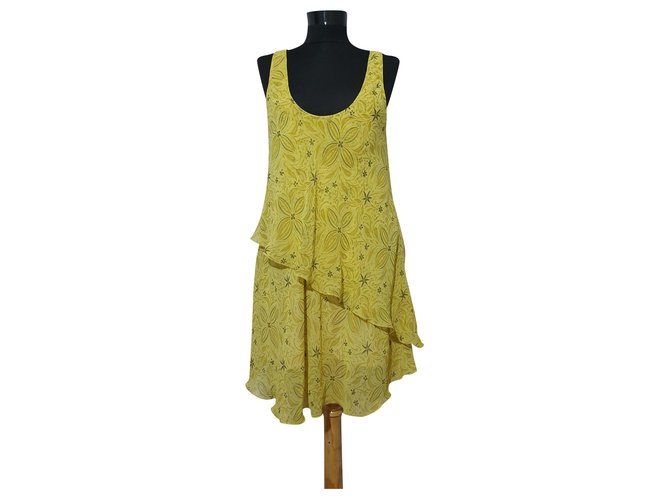 Rachel Roy Dresses Multiple colors Yellow Polyester  ref.208522