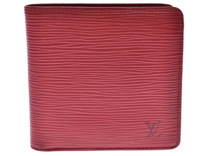 Louis Vuitton Marco Rosso Pelle verniciata  ref.208534