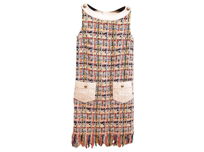 Chanel new Lesage tweed dress Multiple colors ref.208785 - Joli Closet