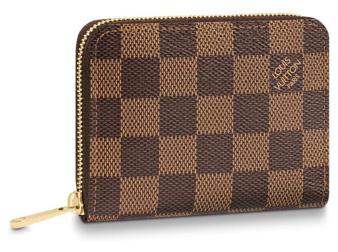Louis Vuitton LV zippy coin purse new Brown Leather  ref.208931