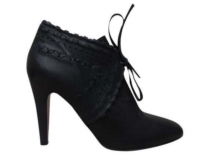 Chloé Ankle Boots Black Leather  ref.208953