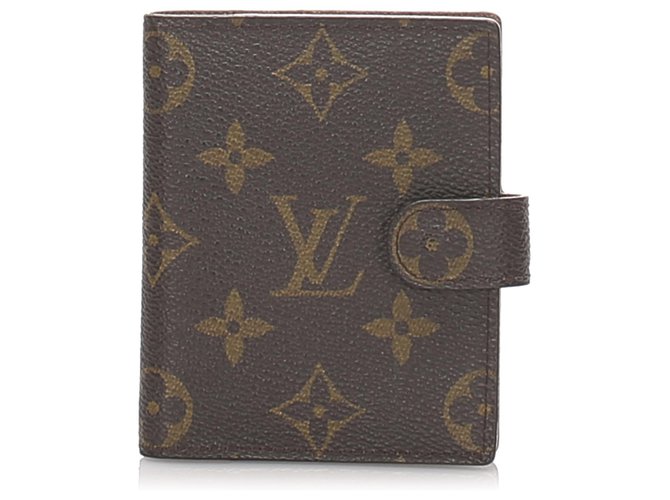 Mini agenda do Louis Vuitton Brown Monogram Marrom Lona  ref.208977
