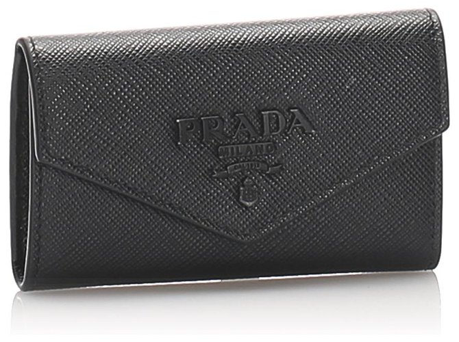 prada leather key case