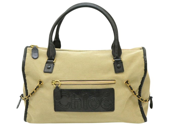 Chloé Handbag Tweed  ref.209323