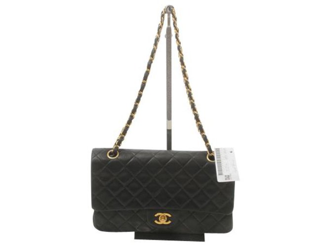Chanel handbag Black Pony-style calfskin  ref.209324