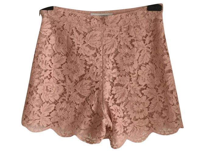 Valentino Shorts Pink Cotton  ref.209338