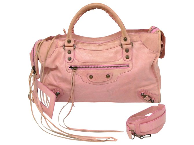 Balenciaga Handbag Pink Leather ref.209370 Joli Closet