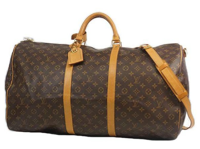 Louis Vuitton Keepall Bandouliere 60 unisex Boston bag M41412 Cloth  ref.209551