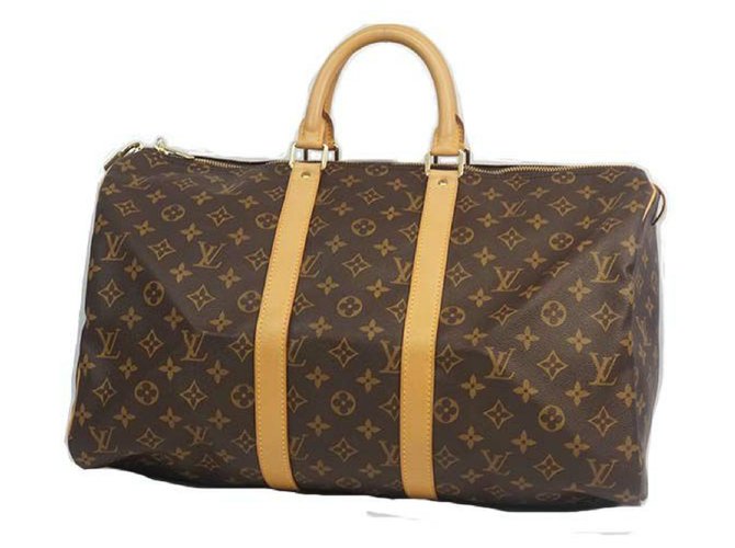 Louis Vuitton Keepall 45 unisex Boston bag M41428 Cloth  ref.209556