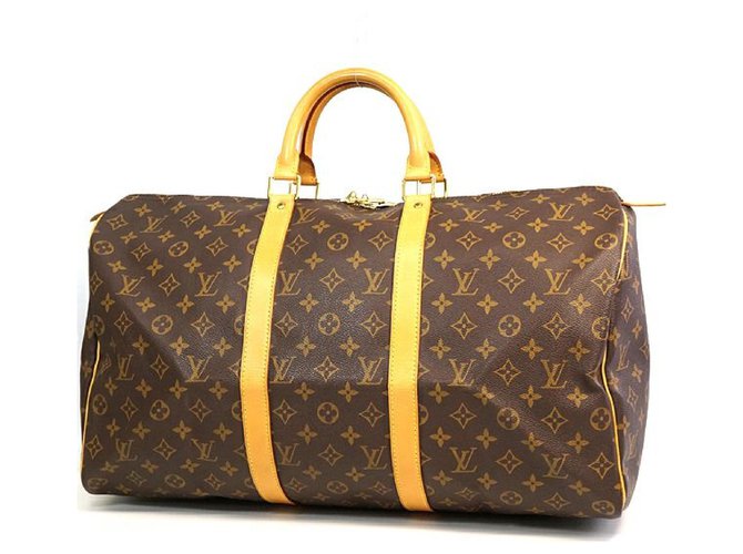 Louis Vuitton Keepall 50 Unisex Boston Tasche M.41426 Leinwand  ref.209595