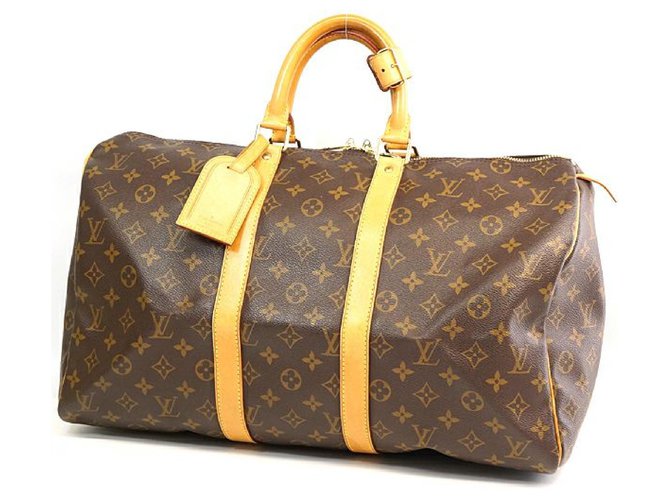 Louis Vuitton Keepall 45 unisex Boston bag M41428 Cloth  ref.209596