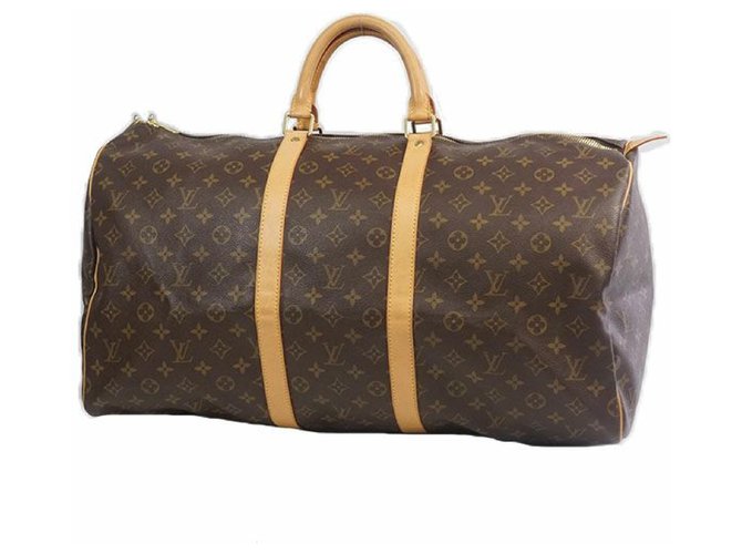 Louis Vuitton Keepall 55 unisex Boston bag M41424 Cloth  ref.209607