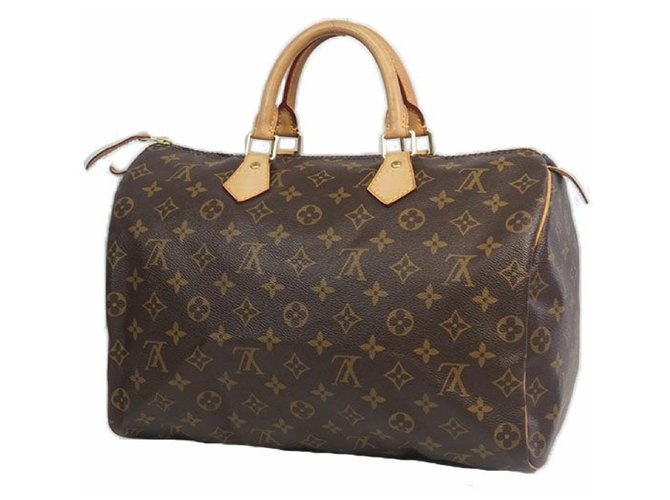 Louis Vuitton Speedy 35 Womens handbag M41524 Cloth ref.209612