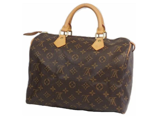 Louis Vuitton Speedy 30 Womens Boston bag M41108 Cloth  ref.209615