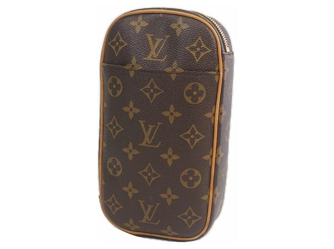 Louis Vuitton Pochette Gange Waist bag Mens body bag M51870 Toile  ref.209619