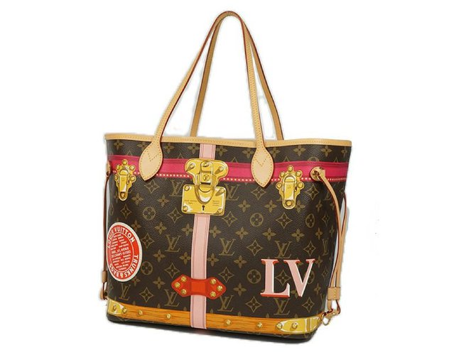 LOUIS VUITTON Neverfull MM su MMer trunk Womens tote bag M41390 Cloth  ref.209661