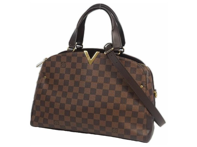 Louis Vuitton Kensington Bowling 2WAY shoulder Womens handbag