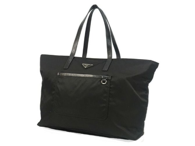 prada black tote bag