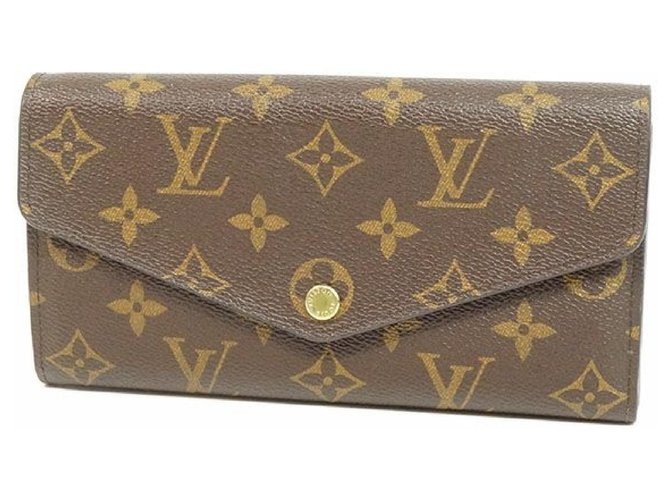 Louis Vuitton Portofeuilles Sarah Womens lange Brieftasche M.60531 Leinwand  ref.209796