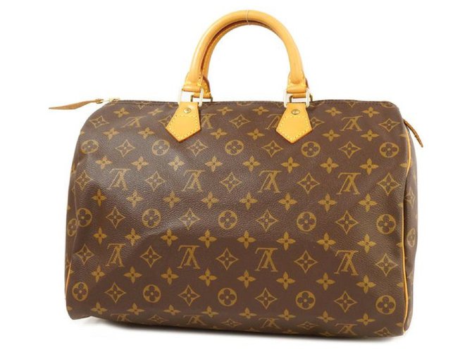 Louis Vuitton Speedy 35 Womens Boston bag M41524 Cloth  ref.209817