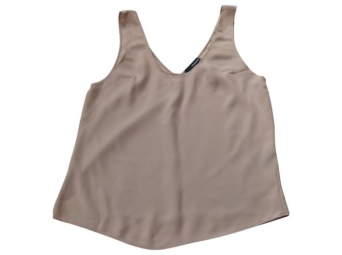The Kooples Beige Polyester Top XS