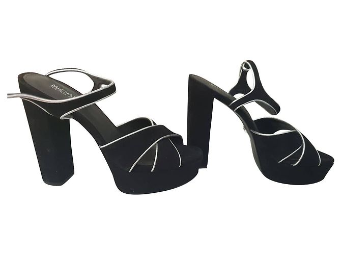 Sandali Michael Kors in pelle nera Nero