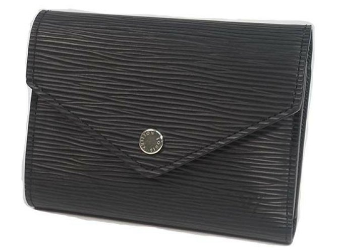 Louis Vuitton portofeuilles Victorine Womens long wallet M62173 Noir Black Leather  ref.210009