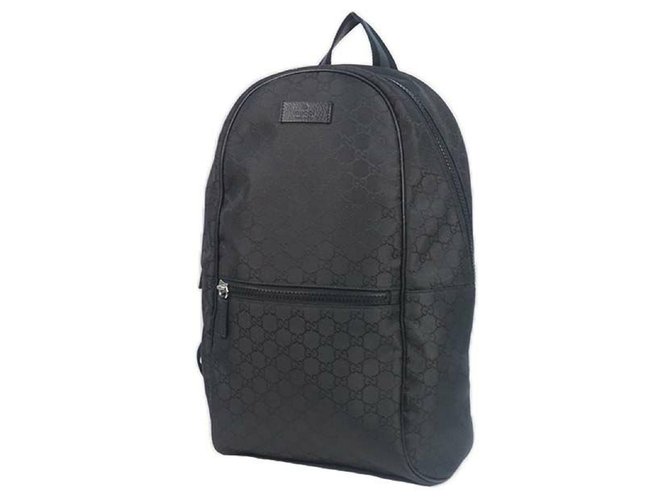Gucci GG nylon ruck sack Daypack 449181 black  ref.210078