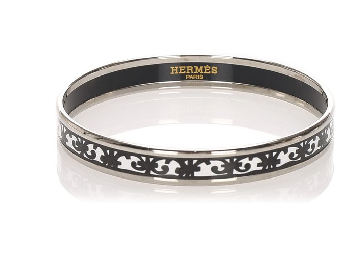 hermes white enamel bracelet