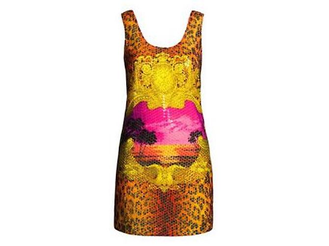 Nuevo minivestido de Versace for H&M Estampado de leopardo