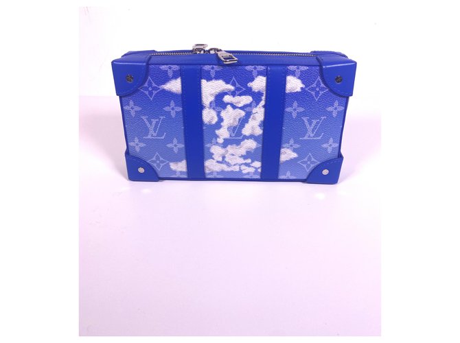 Louis Vuitton Soft Trunk Wallet Blue Cloth  ref.210469