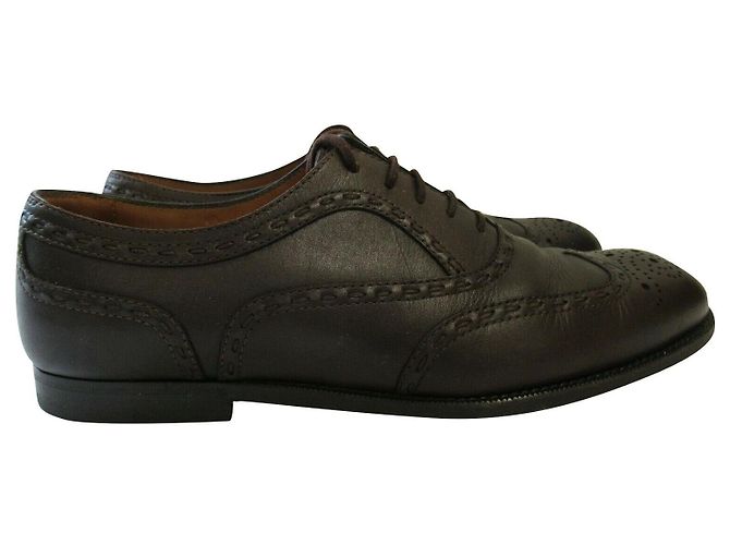 Scarpe brogue Bottega Veneta Edoardo Oxford Marrone