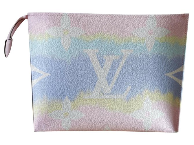 Louis Vuitton Escale Toilet Bag 26cm Pink Leather  ref.210569