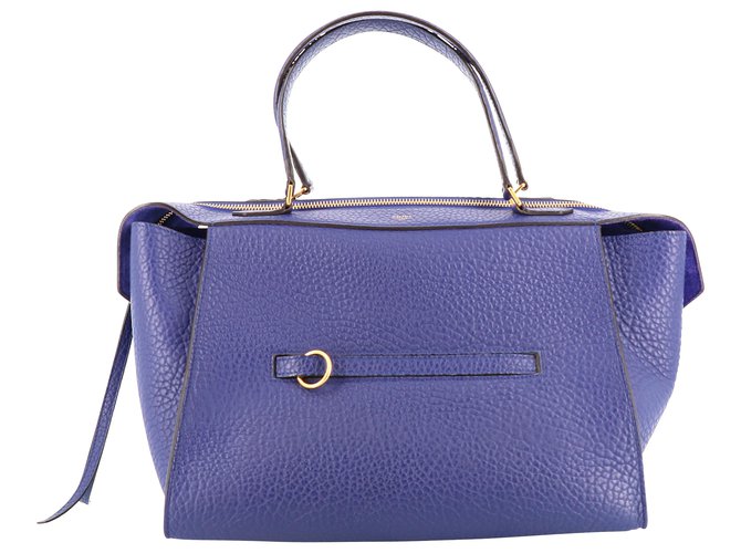 Céline Celine handbag Purple Leather  ref.210611