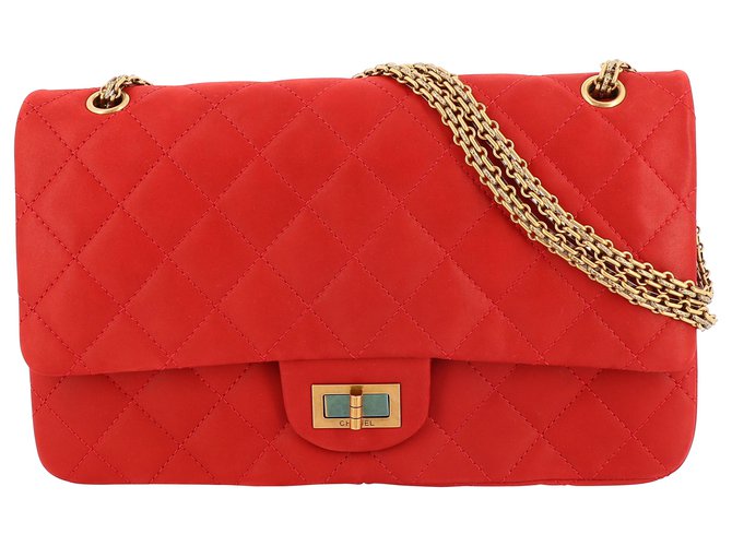 Chanel 2.55 Red Pony-style calfskin  ref.210633