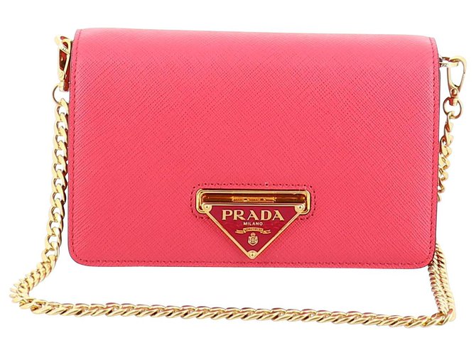 Prada Card Box Passcase Pink Leather Prada – Timeless Vintage