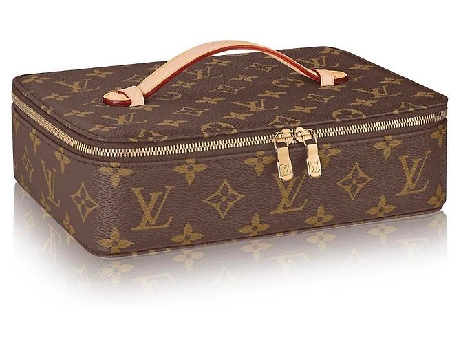 Louis Vuitton LV Nice Jewelry case new Brown