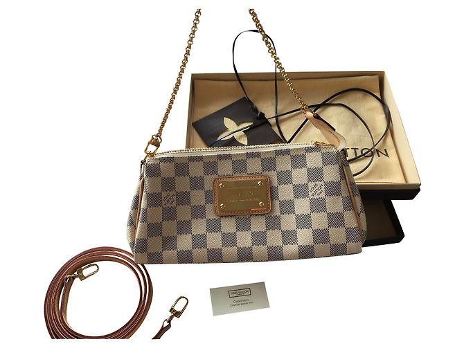 Louis Vuitton Eva Damier Azur Beige