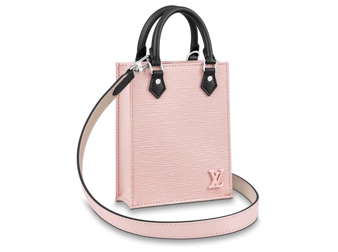 Louis Vuitton Mini Sac Plat novo Rosa Couro  ref.210925