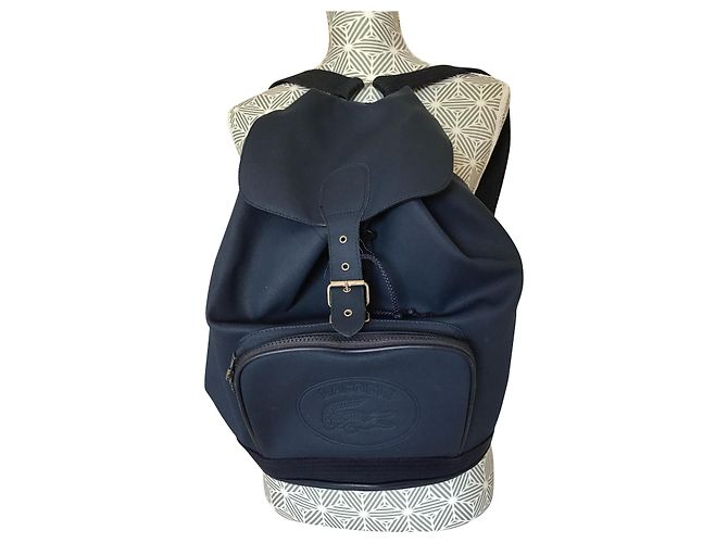 Navy lacoste backpack Navy blue
