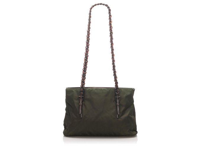 prada plastic chain bag