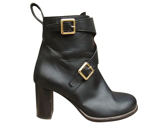 Botas de fivela Chloé p 38,5 Preto