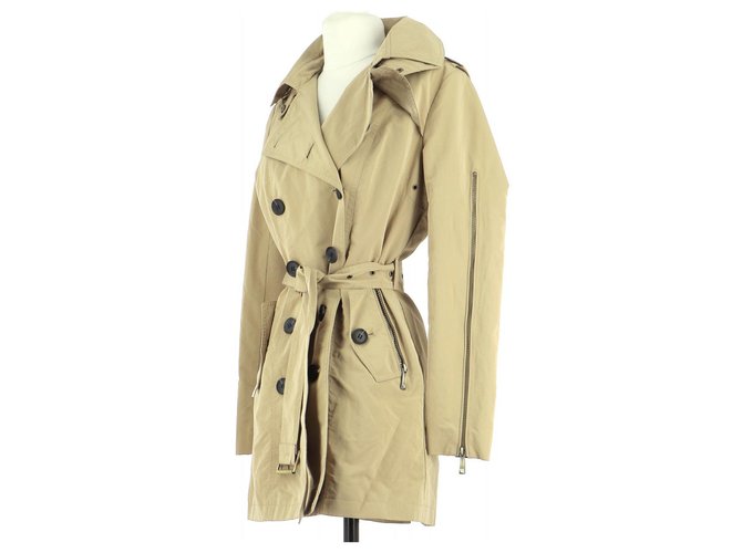 bcbg beige coat