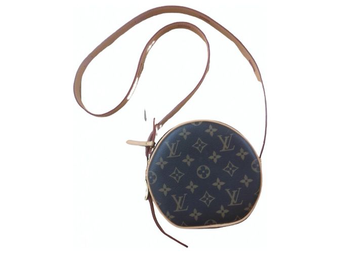 Louis Vuitton Soft Hat Box Pm Monogram Marrone scuro