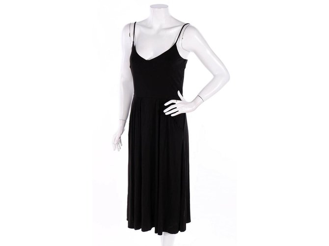 Ann Taylor Nouveau avec robe de soirée / cocktail noire doublée d'étiquettes, Taille S Synthétique  ref.211300