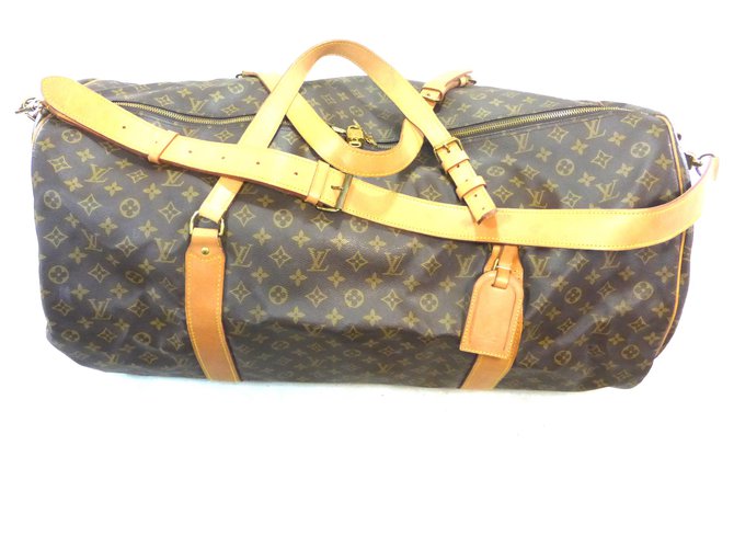 Louis Vuitton POLOCHON 70 monogramma Marrone Pelle  ref.211314